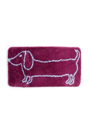 Helio Ferretti covor de baie Purple Teckel culoarea violet