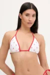 Hollister Co. sutien de baie culoarea alb
