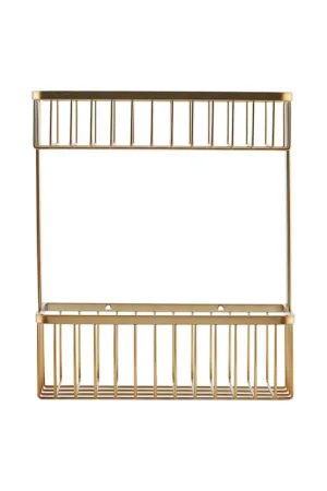 House Doctor raft pentru baie HDBath 33 x 28 cm culoarea galben