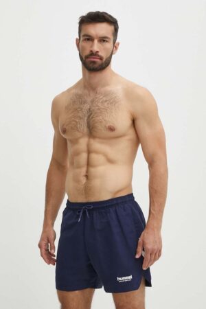 Hummel pantaloni scurti de baie hmlNED SWIM SHORTS culoarea albastru marin