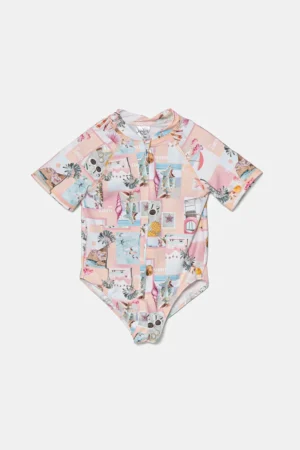 Jamiks costum de baie dintr-o bucată pentru bebeluși SUMMY JLH090