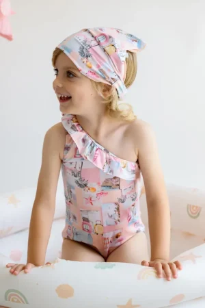 Jamiks costum de baie dintr-o bucată pentru copii AYTONA JLH157
