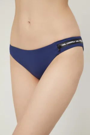Karl Lagerfeld chiloti de baie culoarea albastru marin
