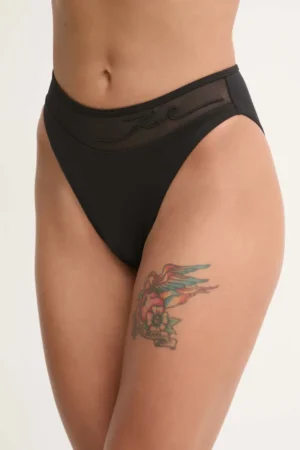 Karl Lagerfeld chiloți de baie culoarea negru