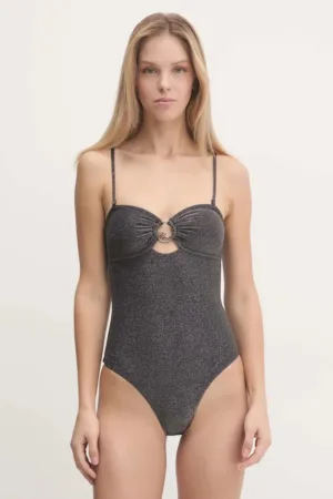 Karl Lagerfeld costum de baie dintr-o bucată culoarea negru
