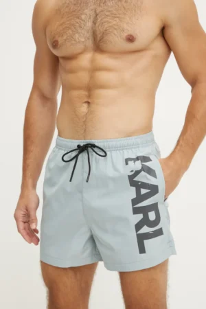 Karl Lagerfeld pantaloni scurți de baie culoarea gri