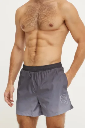 Karl Lagerfeld pantaloni scurți de baie culoarea gri