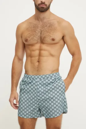 Karl Lagerfeld pantaloni scurti de baie culoarea gri