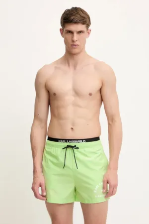 Karl Lagerfeld pantaloni scurți de baie culoarea negru