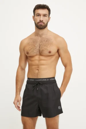 Karl Lagerfeld pantaloni scurți de baie culoarea negru