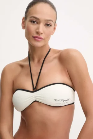 Karl Lagerfeld sutien de baie culoarea bej