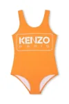 Kenzo Kids costum de baie dintr-o bucată pentru copii culoarea portocaliu