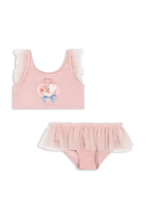 Konges Sløjd costum de baie AMANDINE BIKINI culoarea roz