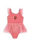 Konges Sløjd costum de baie dintr-o bucată pentru copii AMANDINE SWIMSUIT culoarea roz