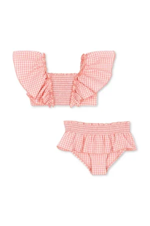 Konges Sløjd costum de baie pentru copii din două piese FRESIA BIKINI culoarea roz
