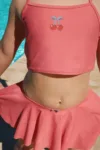 Konges Sløjd costum de baie pentru copii din două piese MANON BIKINI GRS culoarea roz