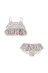 Konges Sløjd costum de baie pentru copii din două piese MANUCA FRILL BIKINI GRS KS102510