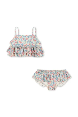 Konges Sløjd costum de baie pentru copii din două piese MANUCA FRILL BIKINI GRS KS102510