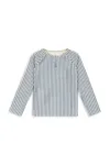 Konges Sløjd longsleeve de baie pentru copii ASTER SWIM BLOUSE GRS KS102479