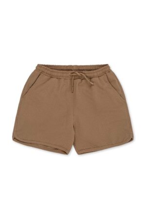 Konges Sløjd pantaloni scurti de baie copii culoarea bej