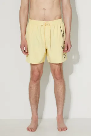 Lacoste pantaloni scurți de baie culoarea galben MH2699-6XP