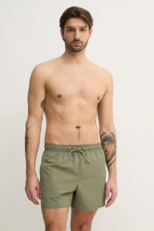 Lacoste pantaloni scurti de baie culoarea rosu