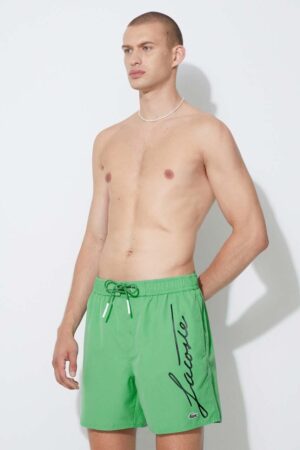 Lacoste pantaloni scurți de baie culoarea verde MH2699-6XP