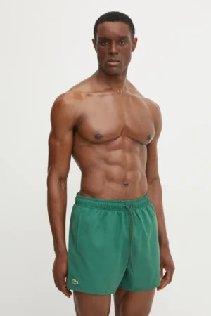 Lacoste pantaloni scurti de baie culoarea verde