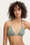 Lacoste sutien de baie culoarea verde