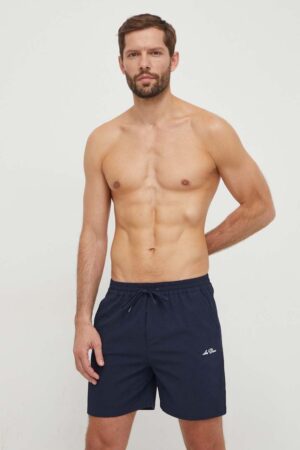 Les Deux pantaloni scurti de baie culoarea albastru marin