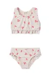 Liewood costum de baie pentru copii din două piese Bellamy Bikini Set culoarea bej