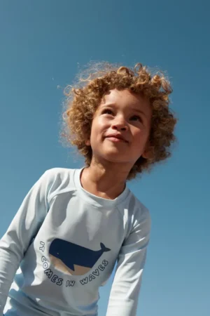 Liewood longsleeve de baie pentru copii Noah Placement Longsleeve Swim Tee LW19008