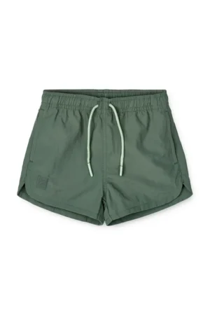 Liewood pantaloni scurți de baie copii Aiden Printed Board Shorts culoarea verde