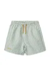 Liewood pantaloni scurți de baie copii Duke Stripe Board Shorts culoarea turcoaz