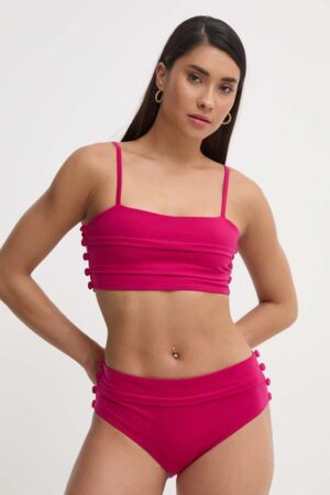 MAIO Paris costum de baie din două piese culoarea roz