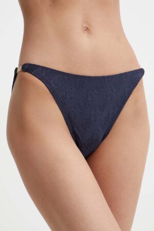MICHAEL Michael Kors chiloti de baie STRING BIKINI BOTTOM culoarea albastru marin