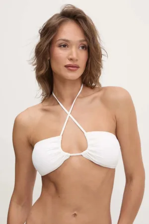 MICHAEL Michael Kors sutien de baie culoarea alb