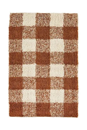 Madam Stoltz covor de baie CHecked Tufted