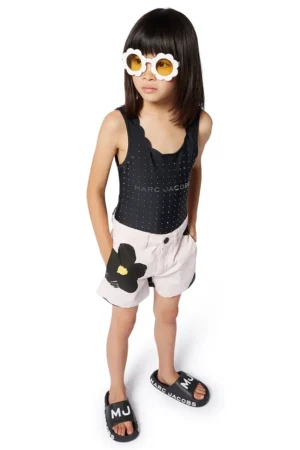 Marc Jacobs costum de baie dintr-o bucată pentru copii culoarea negru