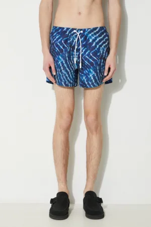 Marcelo Burlon pantaloni scurti de baie Aop Sound Waves Swim Short CMFA003S24FAB0024501
