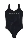 Marni costum de baie dintr-o bucată pentru copii MM20F SWIMSUIT culoarea negru