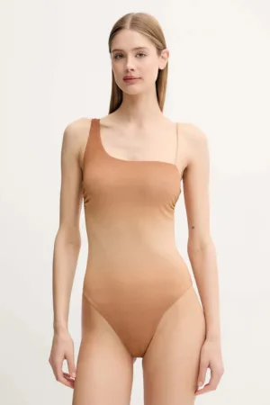 Max Mara Beachwear costum de baie dintr-o bucată culoarea bej