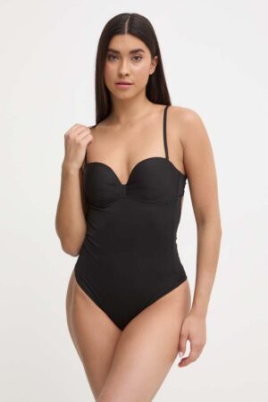 Max Mara Beachwear costum de baie dintr-o bucată culoarea negru