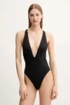 Max Mara Beachwear costum de baie dintr-o bucată culoarea negru