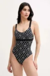 Max Mara Beachwear costum de baie întreg culoarea negru