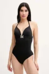 Max Mara Beachwear costum de baie întreg culoarea negru