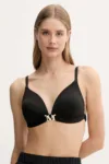Max Mara Beachwear sutien de baie culoarea negru