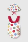 Mayoral Newborn costum de baie pentru bebeluși culoarea rosu