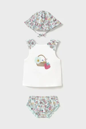 Mayoral Newborn costum de baie pentru bebeluși culoarea turcoaz