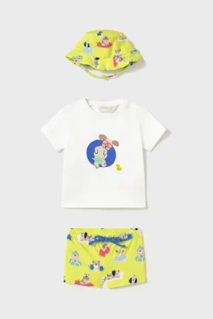 Mayoral Newborn costum de baie pentru bebeluși culoarea verde
